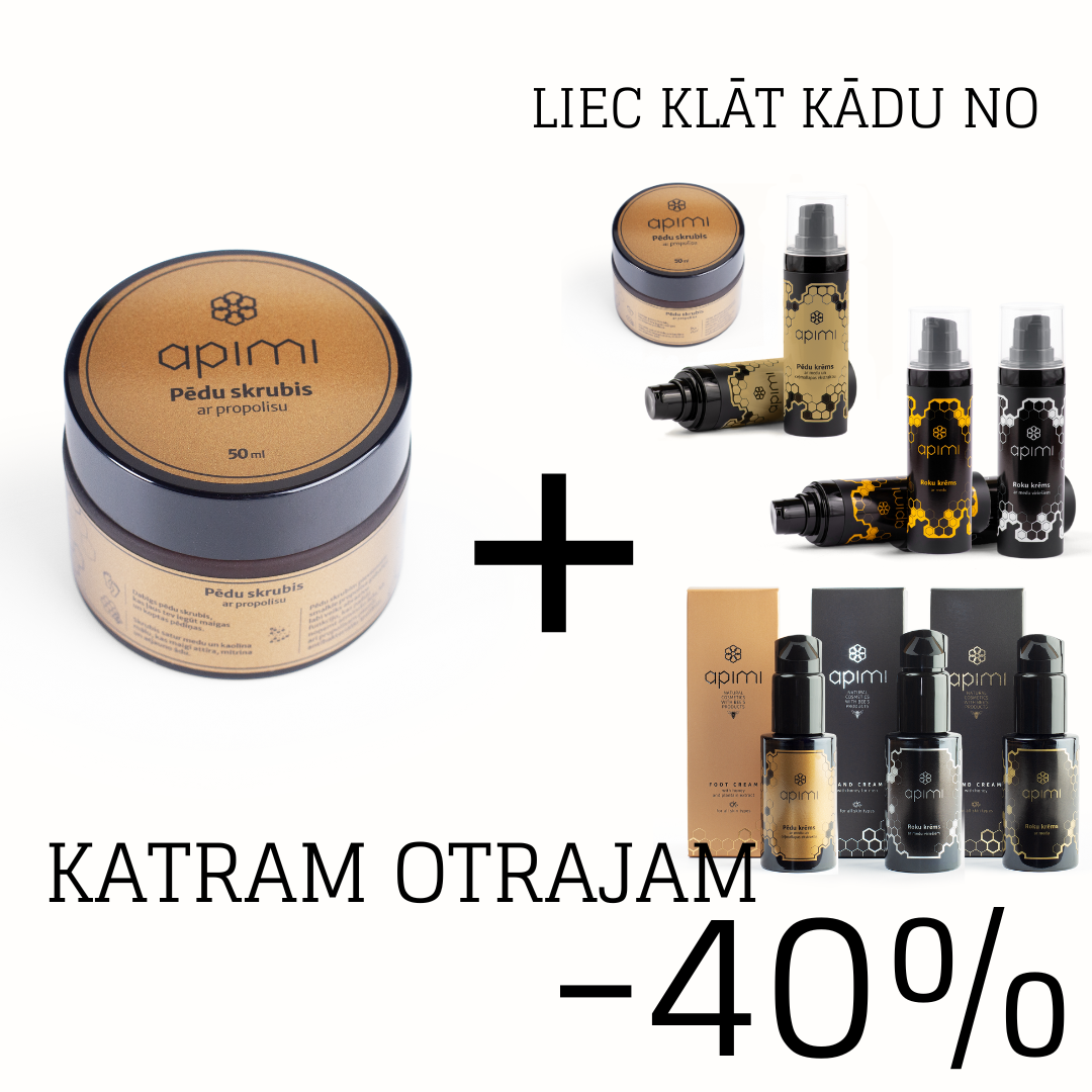 Pēdu skrubis ar propolisu / Foot scrub with propolis