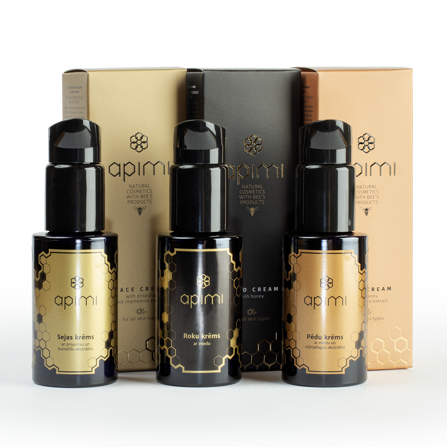 APIMI krēmu komplekts / APIMI LUX cream set - 3 x 50 ml