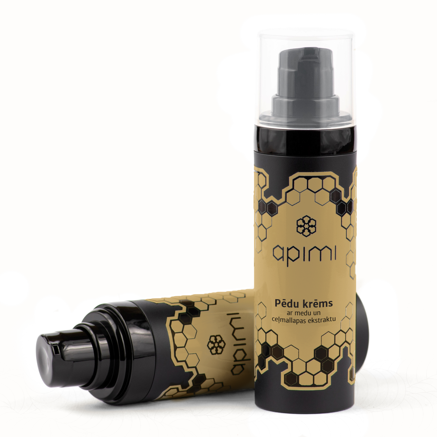 Apimi Foot cream with honey and plantain extract, travel packaging - Pēdu krēms ar medu un ceļmallapas ekstraktu