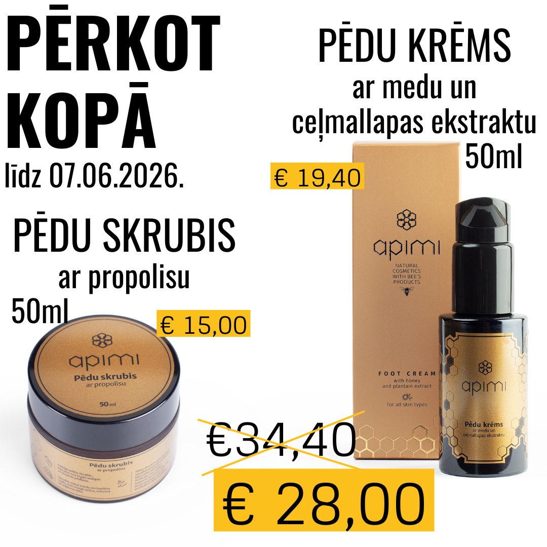 Pēdu skrubis + Pēdu krēms 50ml