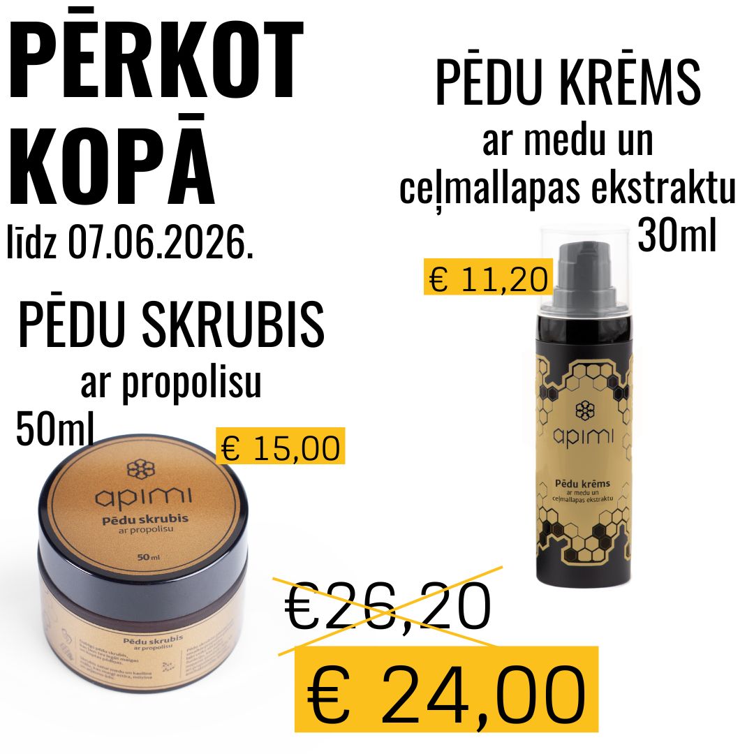Pēdu skrubis + Pēdu krēms 30ml