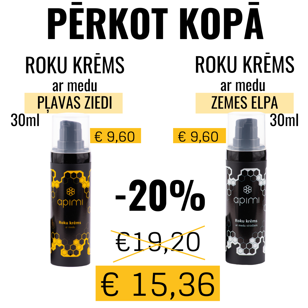 APIMI roku krēmu komplekts / APIMI hand cream combo set - 2 x 30 ml