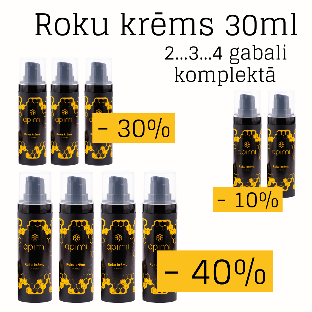 Melnā piektdiena - Roku krēms ar medu, 30ml