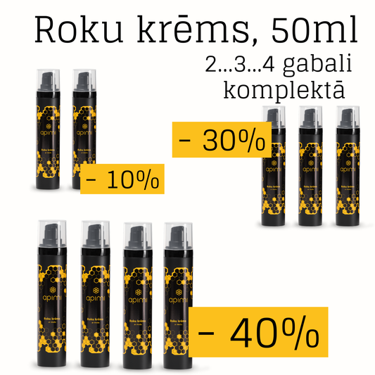 Melnā piektdiena - Roku krēms ar medu, 50ml