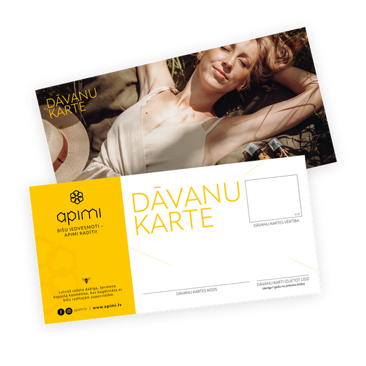 Dāvanu karte aploksnē