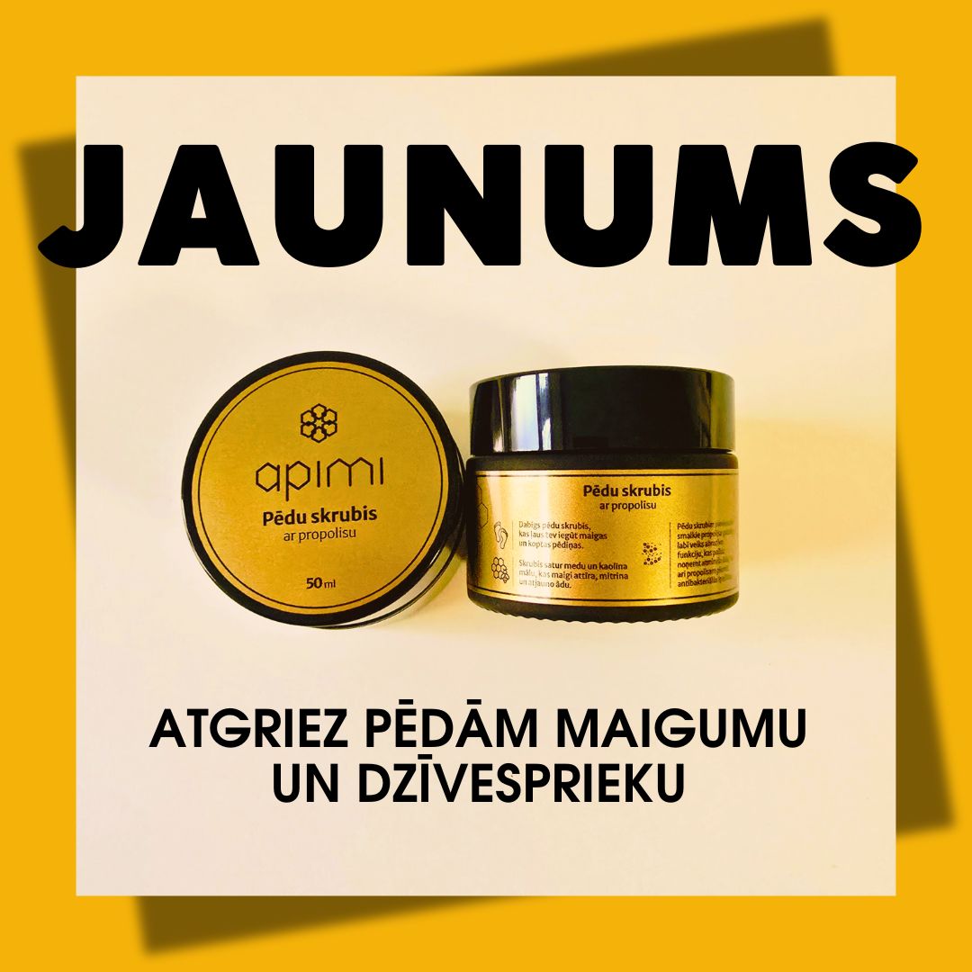 Pēdu skrubis ar propolisu / Foot scrub with propolis