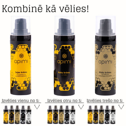 Trīs krēmu komplekts - 3 x 30 ml