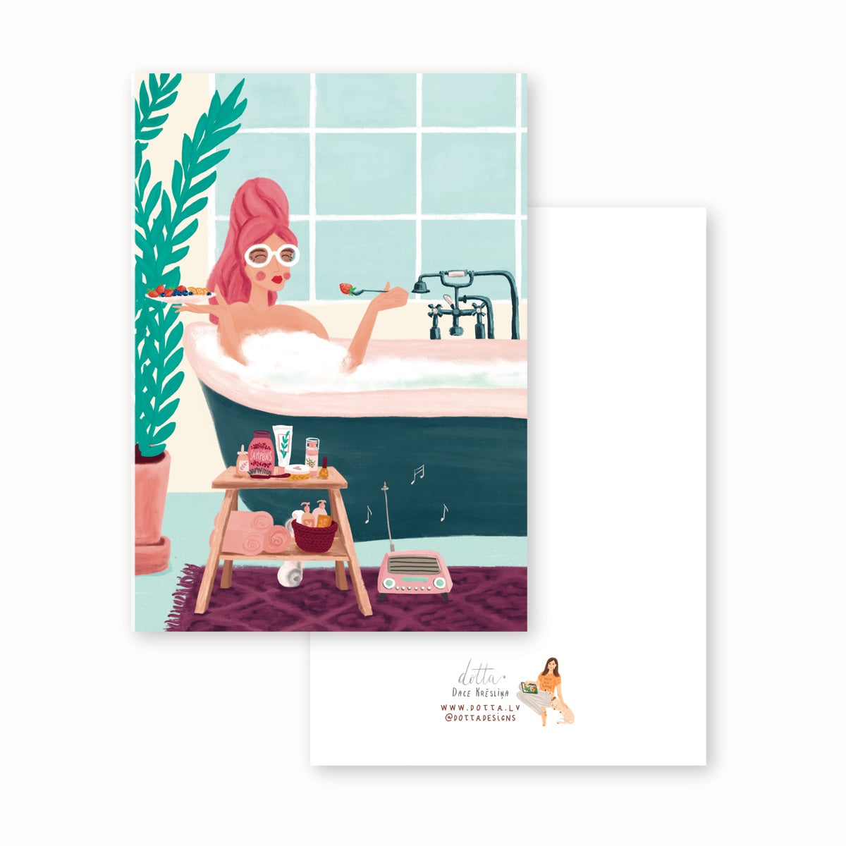 Apsveikuma kartīte - Atpūta dvēselei