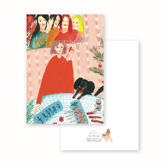 Apsveikuma kartīte - Cukurs un maģija